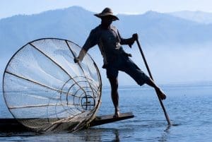 Fishing on Lake Inle