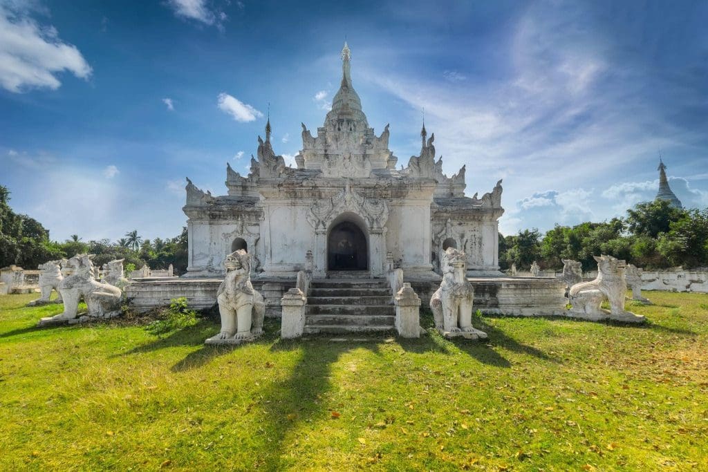 On the road to Mandalay white pagoda inwa