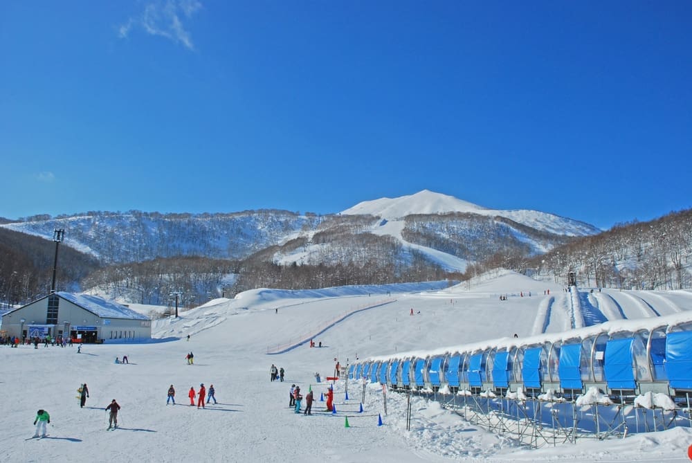 Skiing in Japan