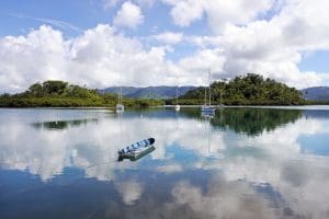 Nakama Creek in Savusavu in Vanua Levu Island, Fiji