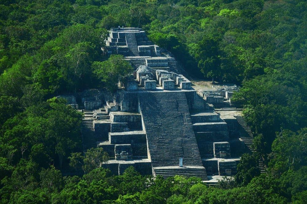 The Mayan city of Calakmul Campeche Mexico.