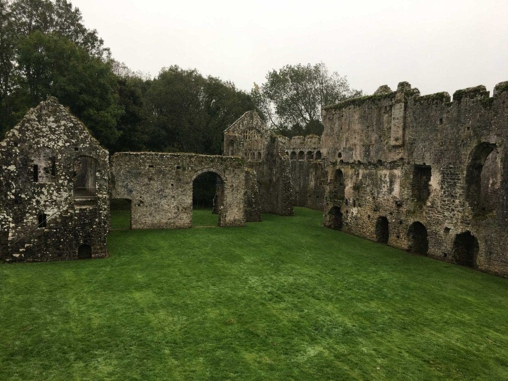 Bishops Palace Lamphey Pembrokeshire Coast path