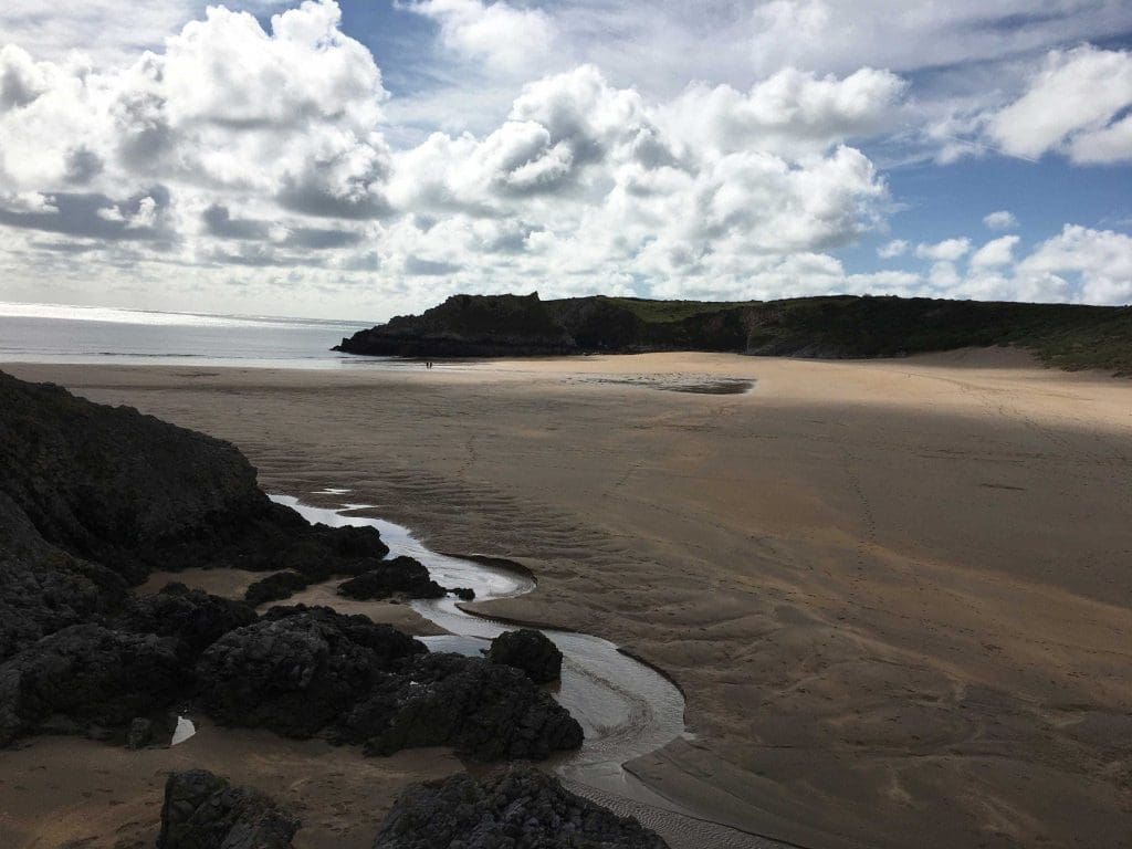 The second best beach along the Pembrokeshire Coast Path? Broad Haven Sands