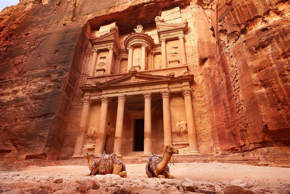 The wonderful site of Petra in Jordan