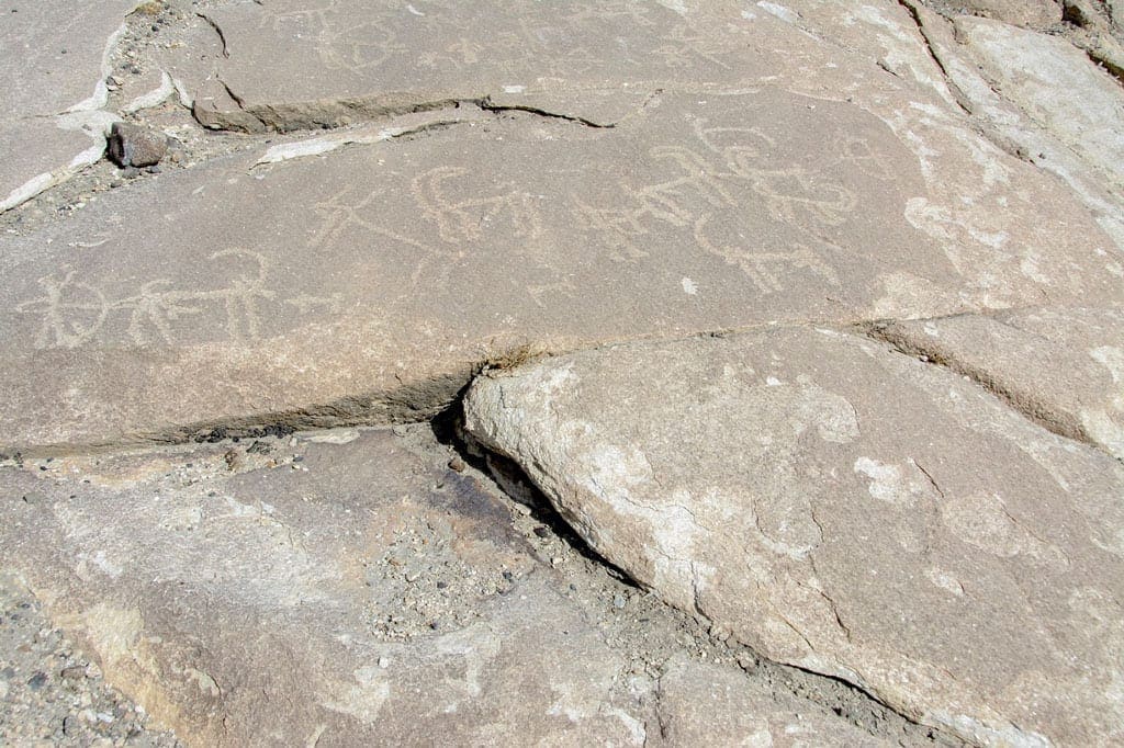Petroglyphs, Langar, Tajikistan