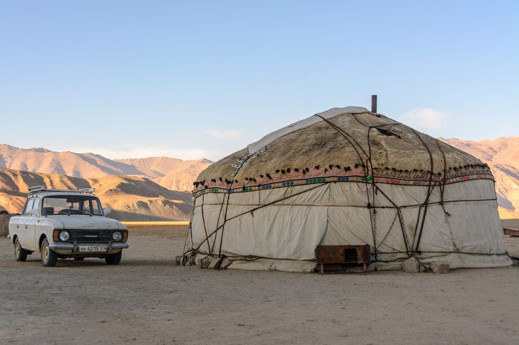 Yurt, Silk Road travel, Tajikistan