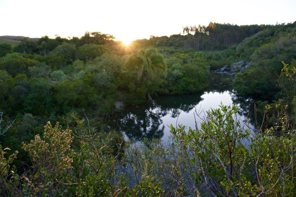 The Arroyo de Rocha offers a welcome bath in a stunning setting