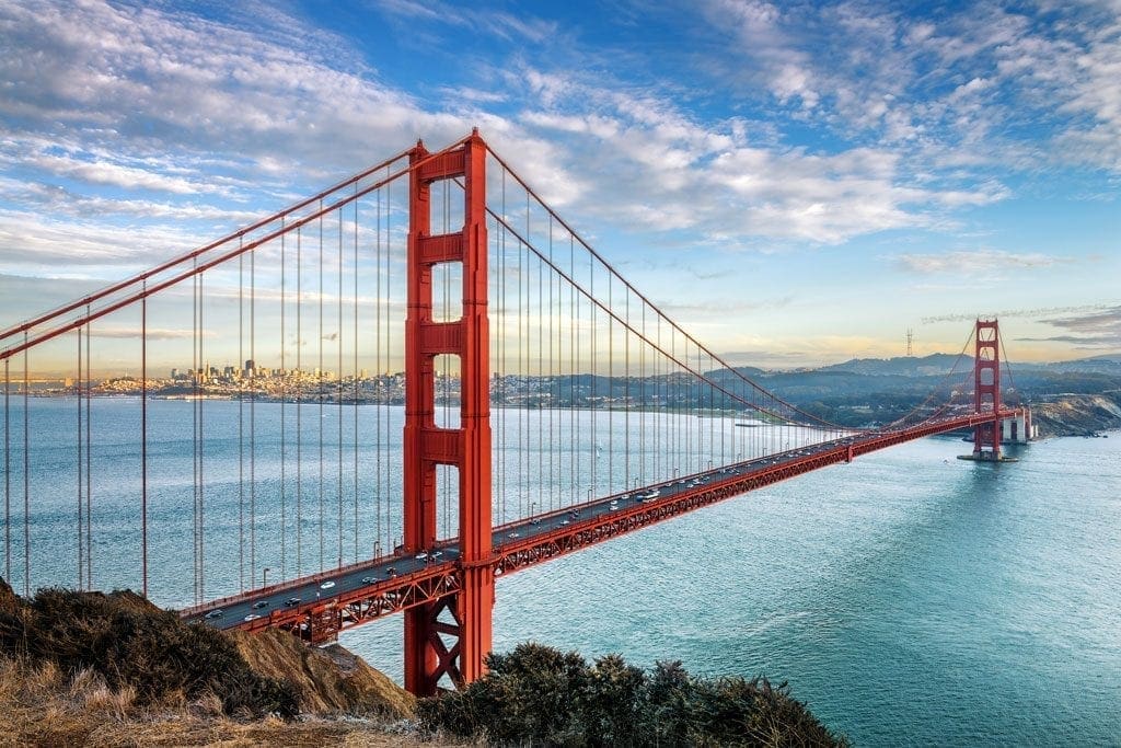 You can't visit San Francisco without a trip to the Golden Gate Bridge