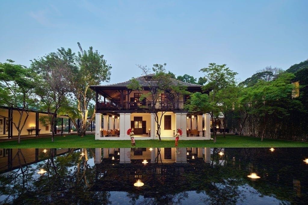 The old building at the Anantara Chiang Mai used to be the British Consulate