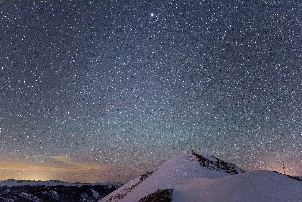 The night sky at Aspen