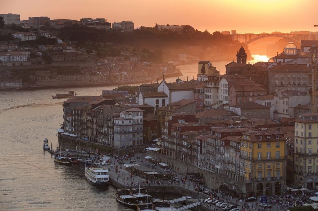Sunset over Porto