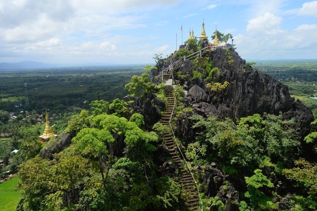 Kysauk Talon pagoda near Mawlamyine, Mon State