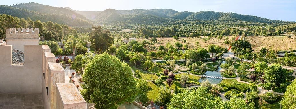 Panoramic view from the Castell Son Claret