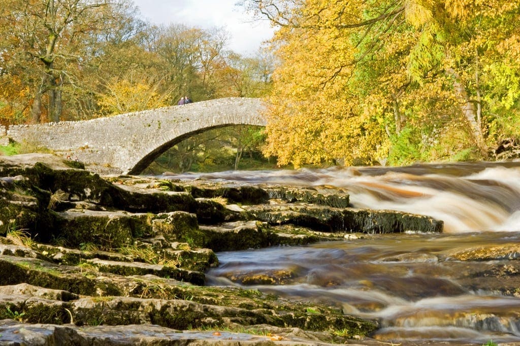 The Stainforth waterfalls in Yorkshire