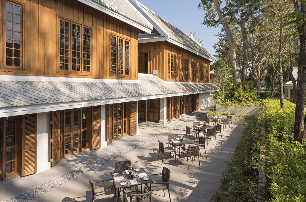 The outdoor bistro at AVANI Luang Prabang