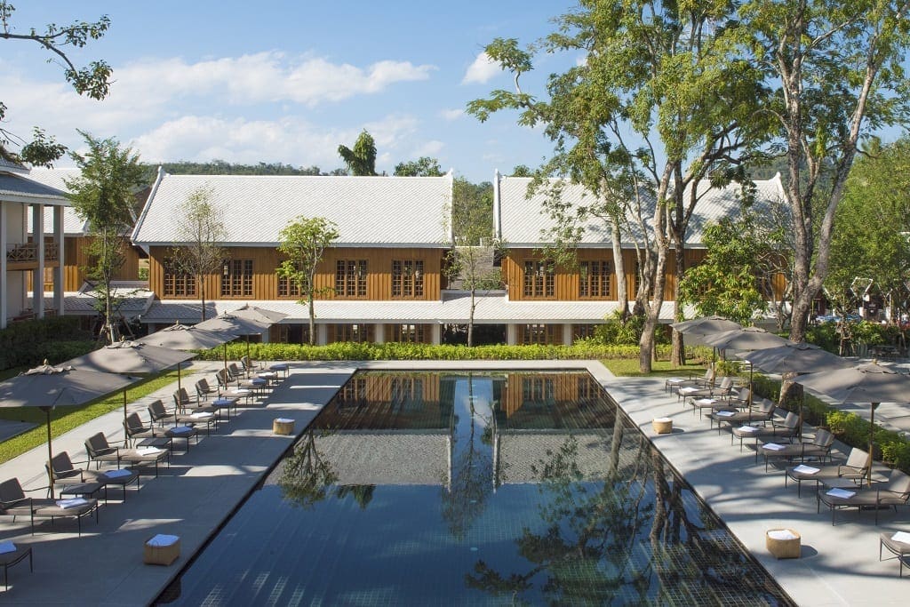 The pool at the AVANI Luang Prabang