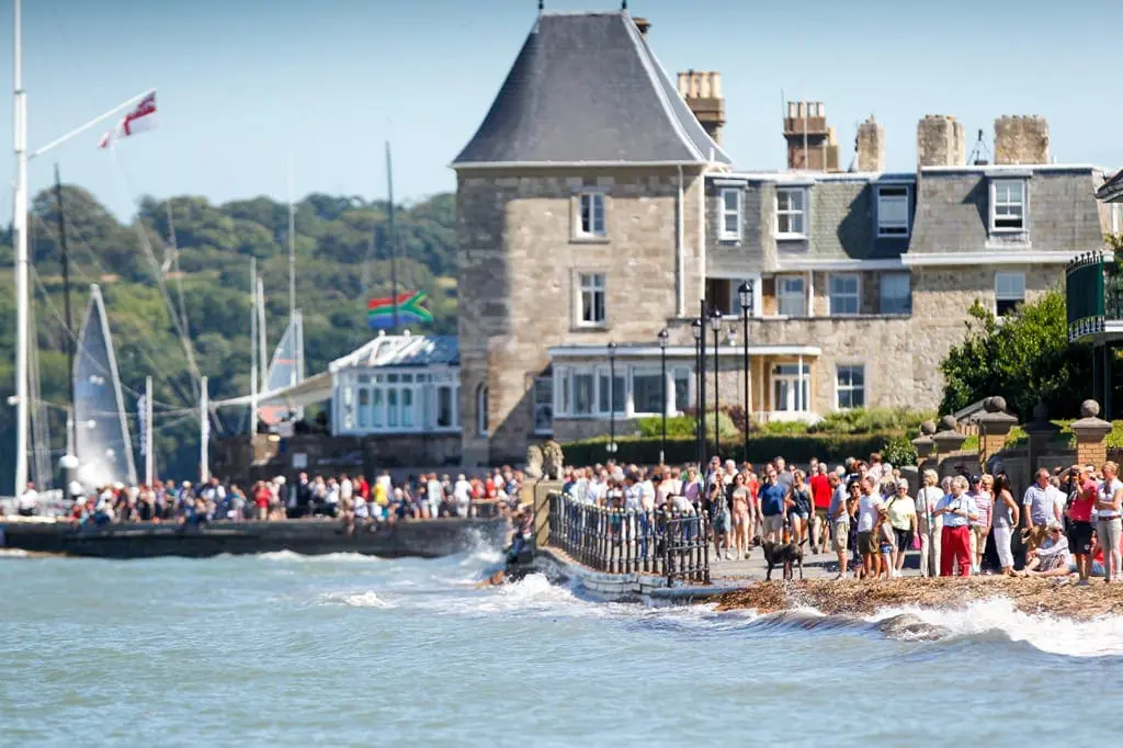 Cowes week, the largest regatta of its type in the world, c. Paul Wyeth