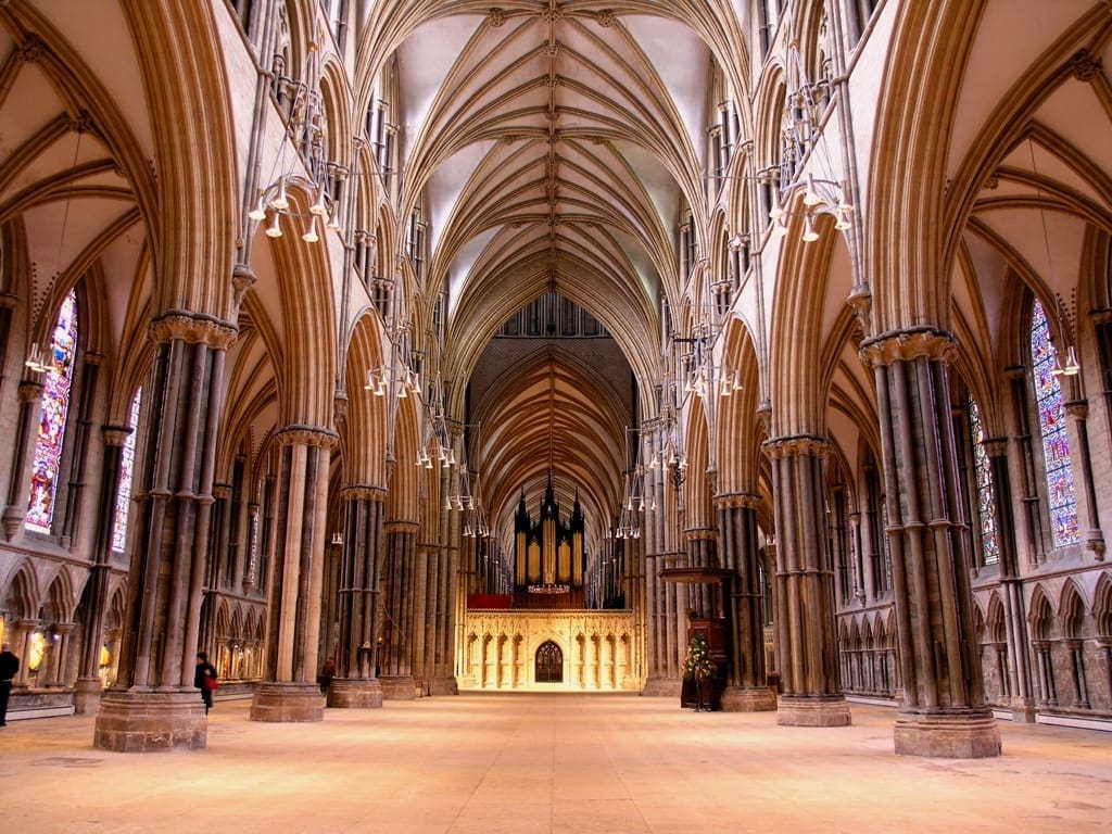 The nave of Lincoln Cathedral