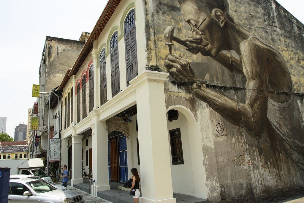 Chinatown mural, Malaysia