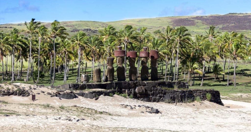 Easter Island statues moai