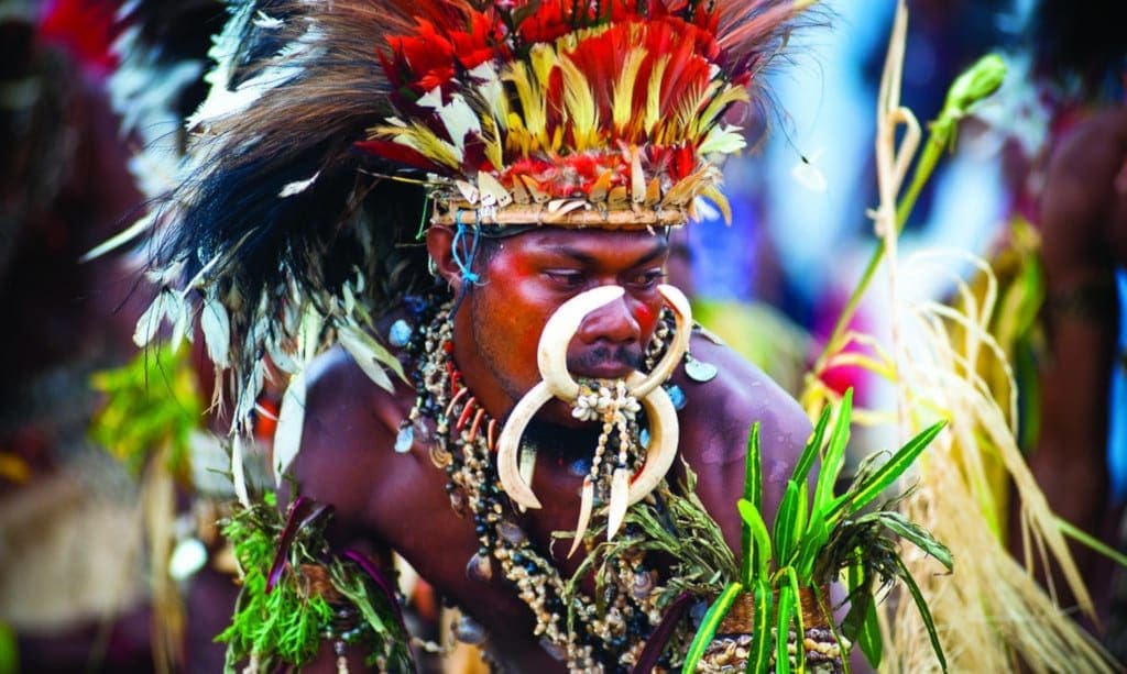 Papua New Guinea Goroka Show - warrior