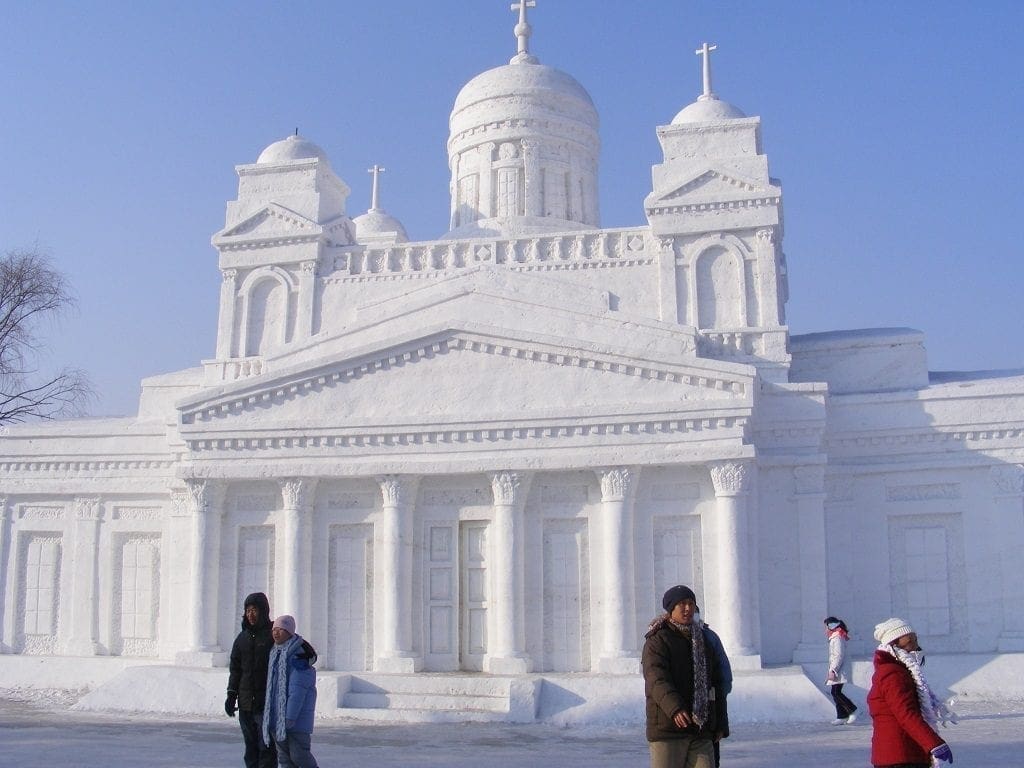 A church of snow