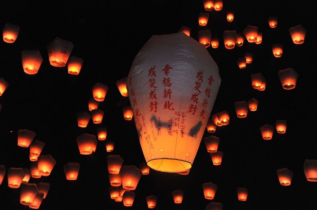 Pingxi Sky Lantern Festival 2021 Taiwan Travel Begins At 40