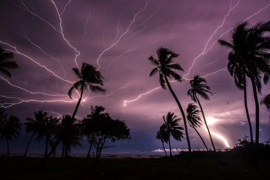 Catatumbo lightning storm over Lake Maracaibo