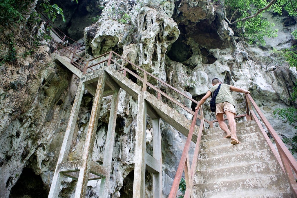 Pha Tok cave just outside the village of Nong Khiaw