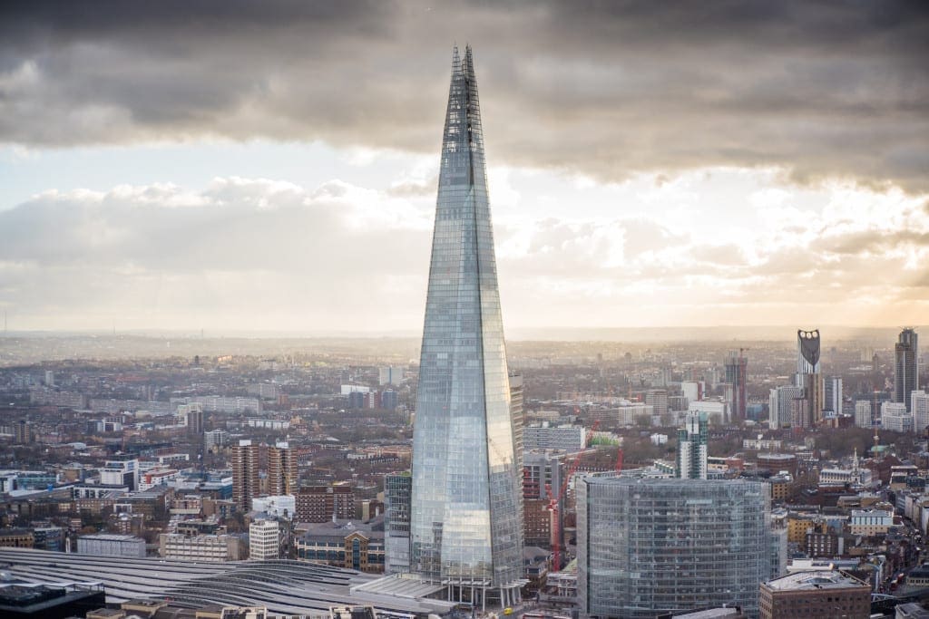 The Shard, a short walk from Borough Market