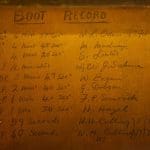 BOOT RECORD AT THE SWAN at lavenham