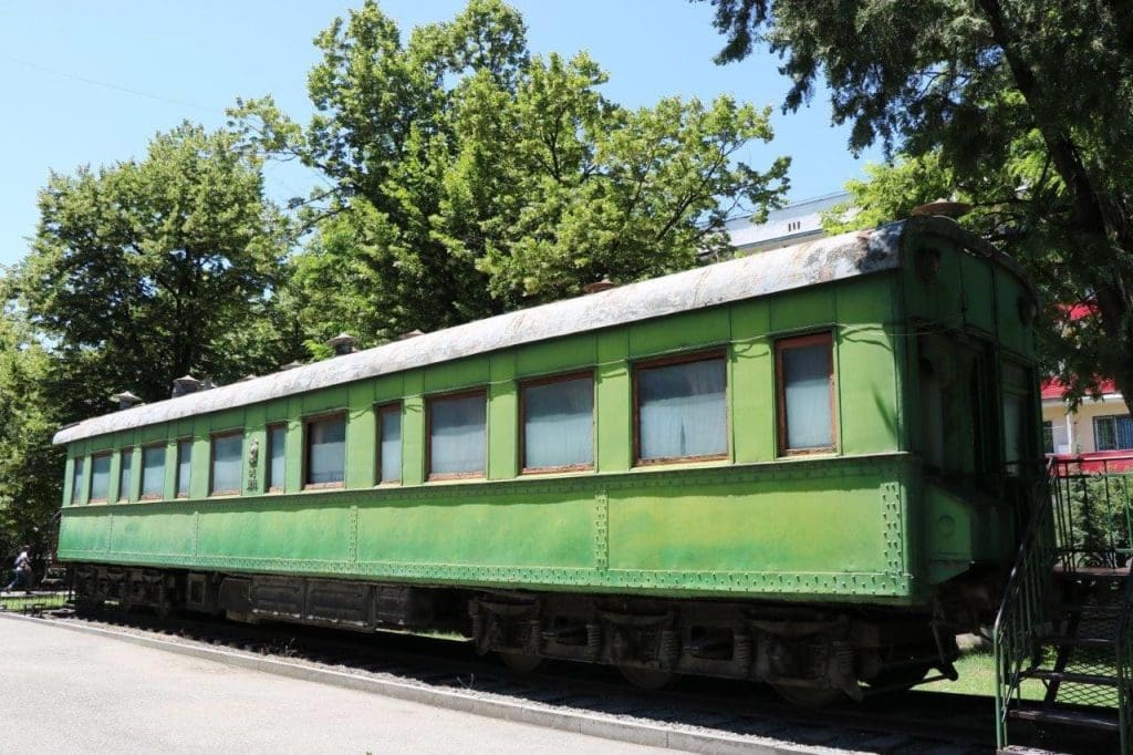 Stalin's railway carriage Tiblisi Georgia