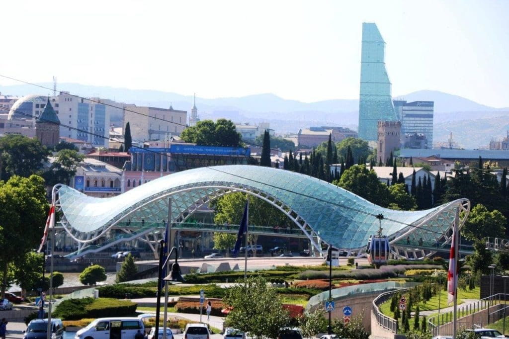 The Peace Bridge, Tiblisi, Georgia