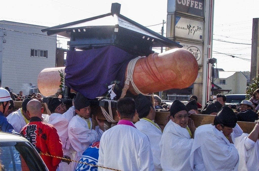 exotic festivals around the world: Japan Penis Festival