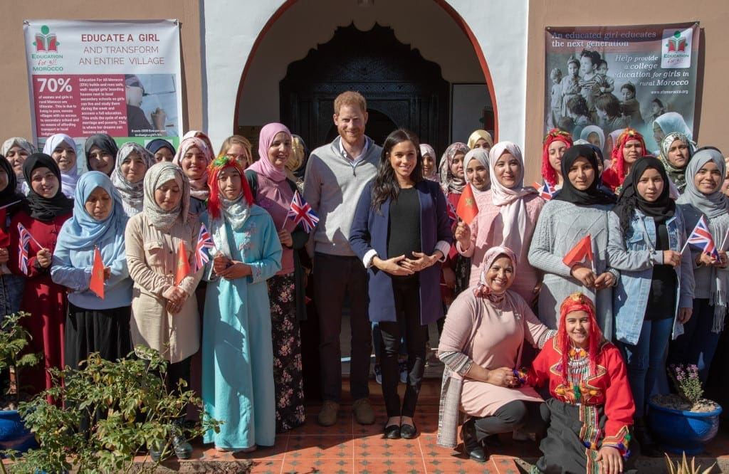 Harry and Meghan Visit Morocco Women’s Charity