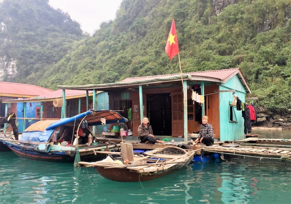 halong bay cruise fishing village, c. Marissa Carruthers