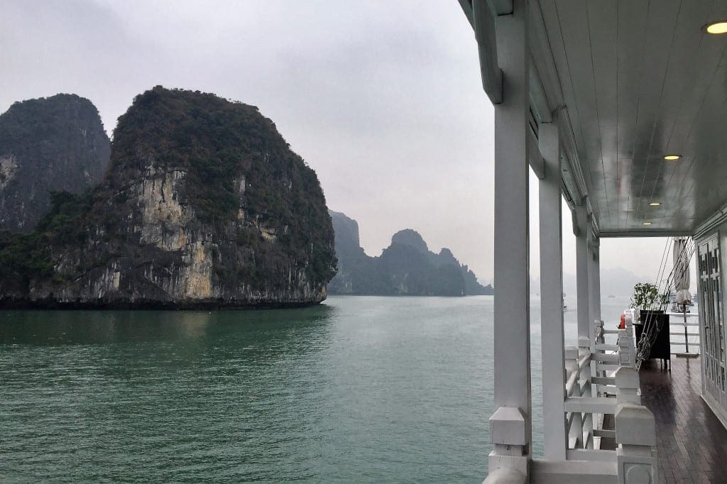 on board a Halong Bay Cruise, c. Marissa Carruthers