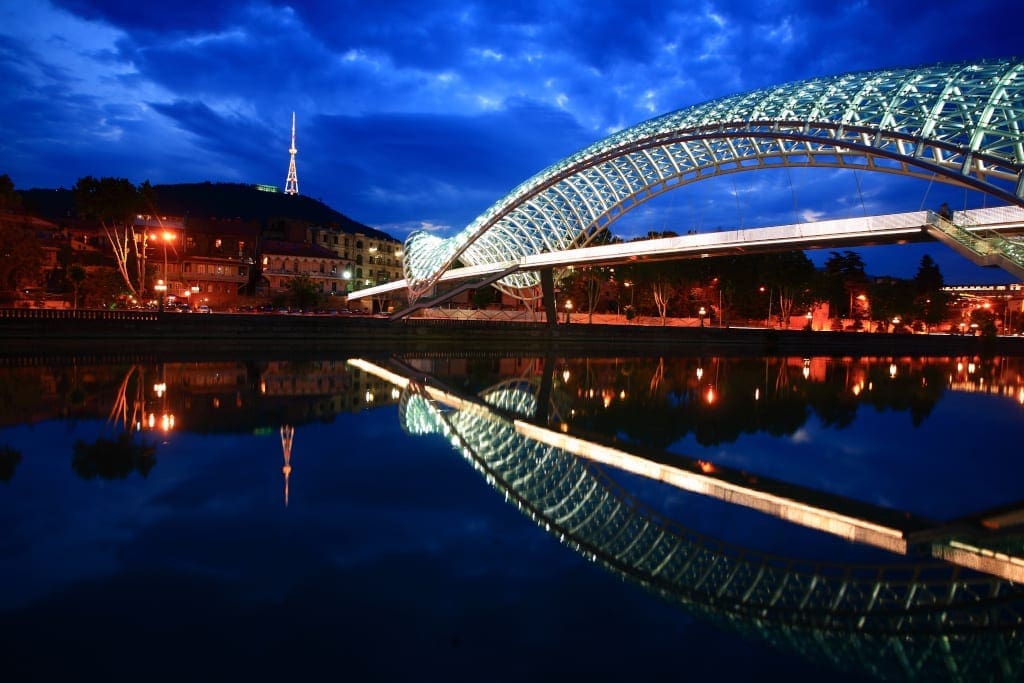 The Peace Bridge, Tiblisi, Georgia