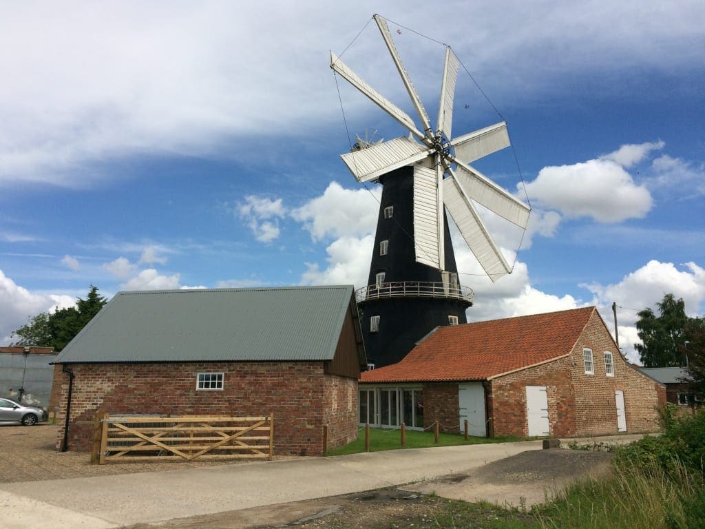 Heckington Windmill, the UK’s only eight-sailed tower windmill with its sails intact
