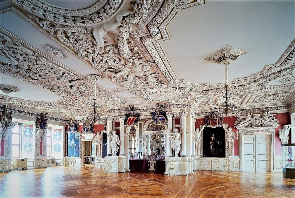 Grand hall in Friedenstein Palace, c. Stiftung Schloss Friedenstein