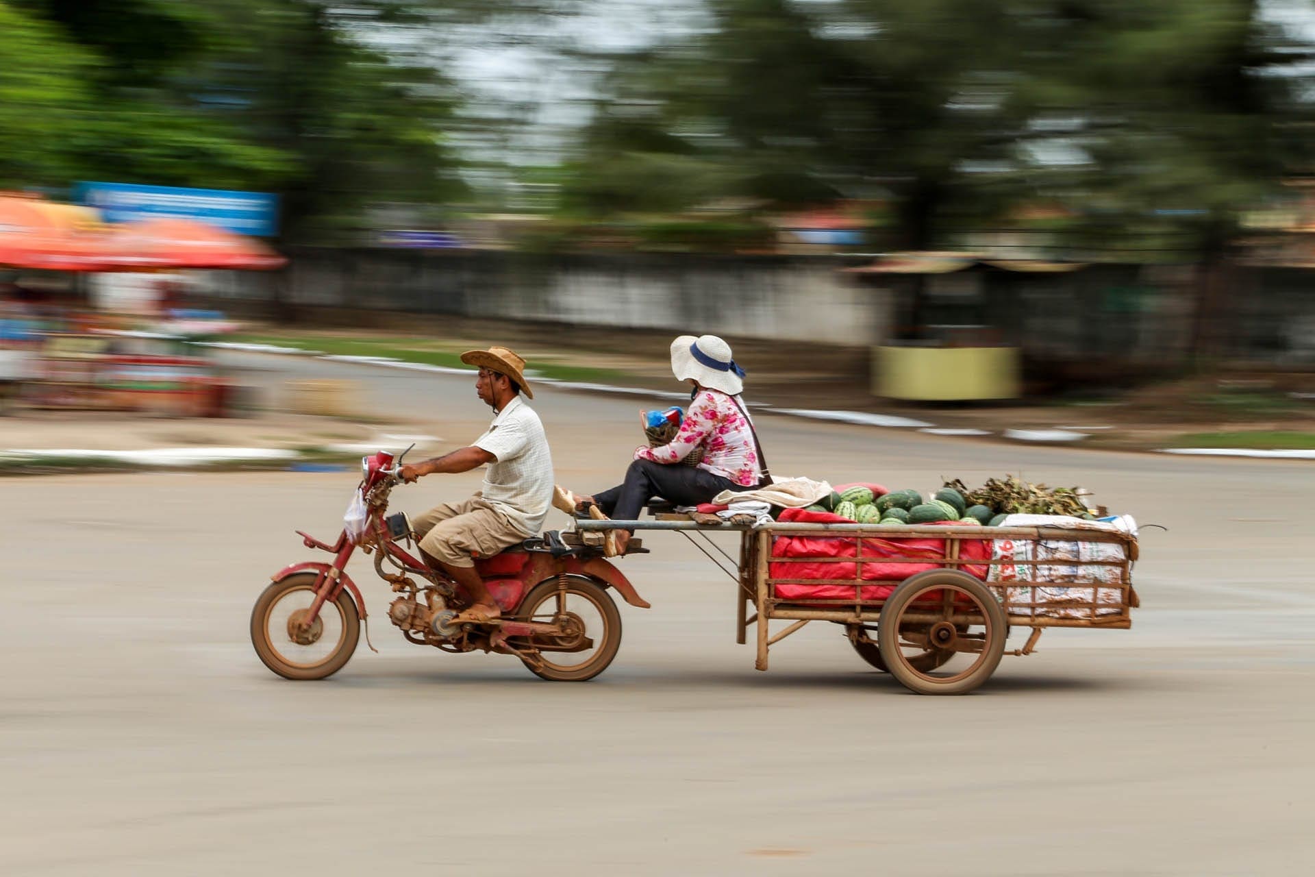 Traditional life in Kampot Cambodia