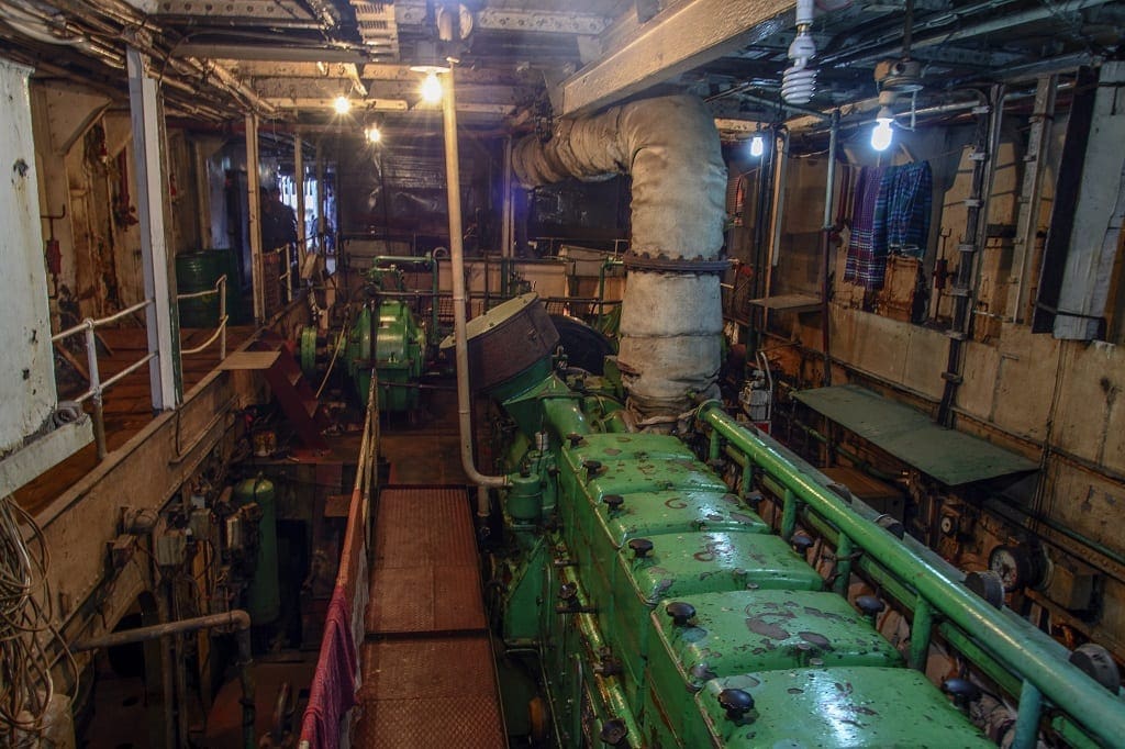 Paddlewheel steamer