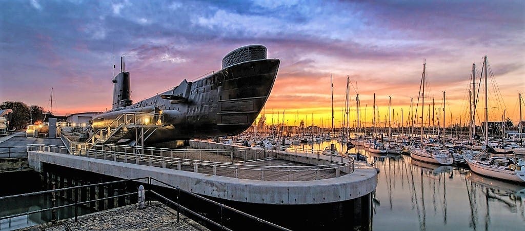 D-Day Story HMS Alliance Sunset2