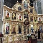 Inside the cathedral in Chisinau