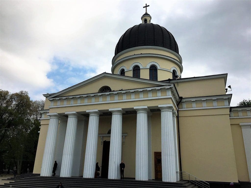 The cathedral in Chisinau