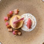 Rhubarb and Custard Panna Cotta, c. Adrienne Photography