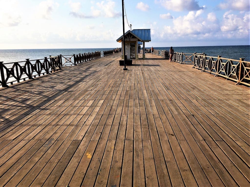 pier at La Ceiba