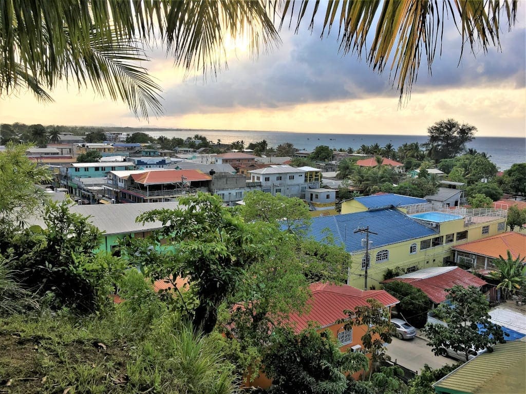 View overlooking Tela