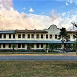 Railway station at Tela, Honduras