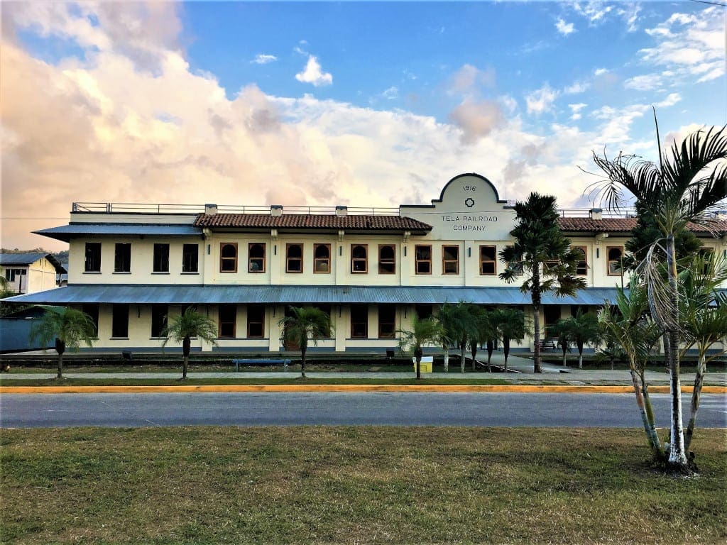 Railway station at Tela, Honduras